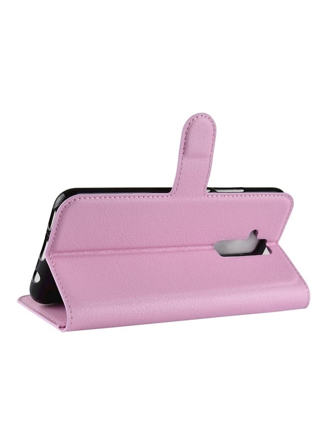 Protective Case Cover With Card Slot Holder For Huwei Mate 20 Lite Pink  - Image 4