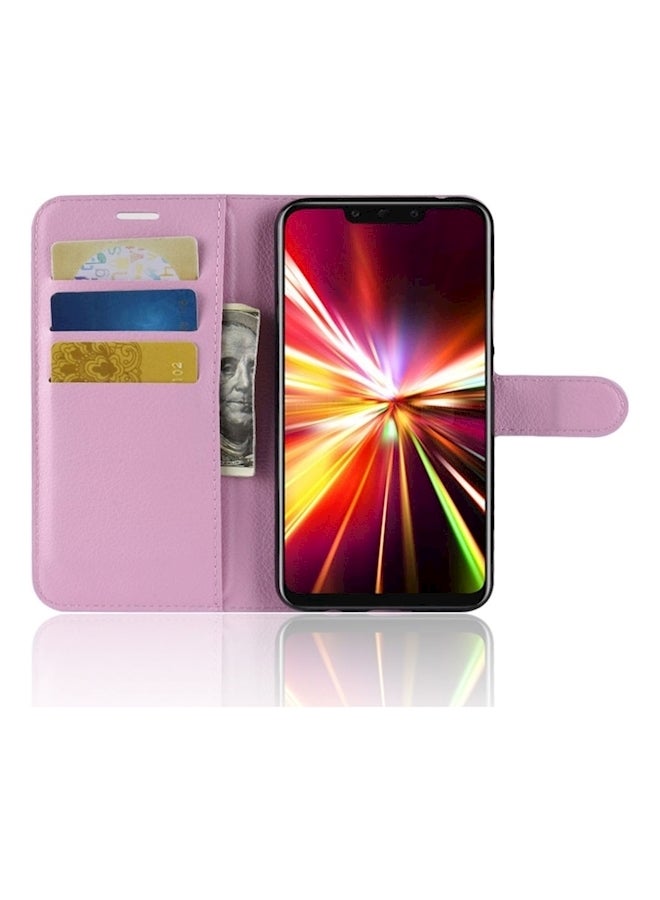 Protective Case Cover With Card Slot Holder For Huwei Mate 20 Lite Pink  - Image 3