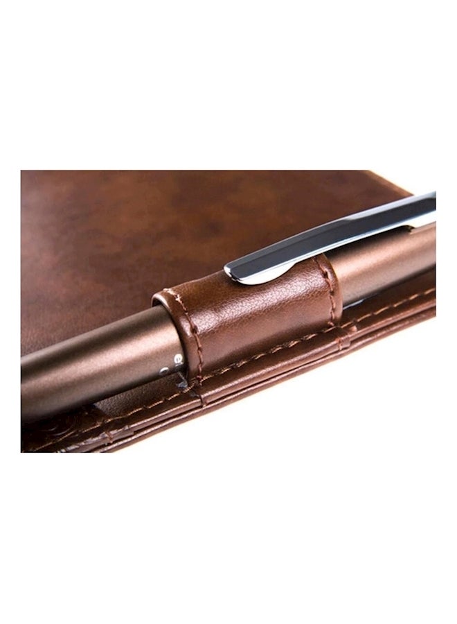 Generic Pu Leather Lock Diary Brown  - Image 4