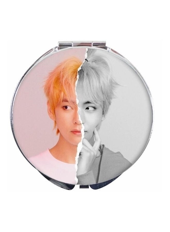 مرآة مكياج مزينة بصورة من الخارج لشخصية Bts Bangtan Boys متعدد الألوان - Image 1