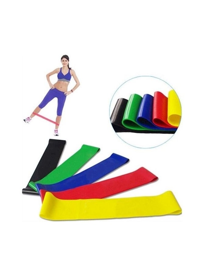 Generic 5-Piece Strength Training Rubber Loops Set 12x2inch  - Image 2