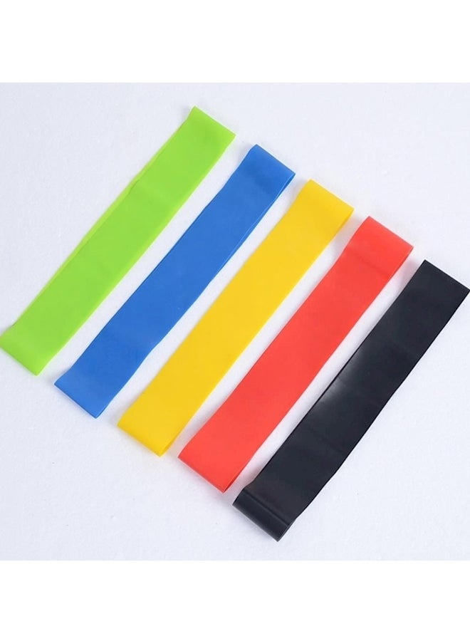 5-Piece Yoga Straps Resistance Loop Exercise Fitness Bands 5x Power - Image 3