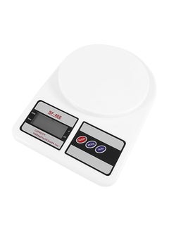 Digital Electronic Scale Balance Machine With LCD Display White 24centimeter