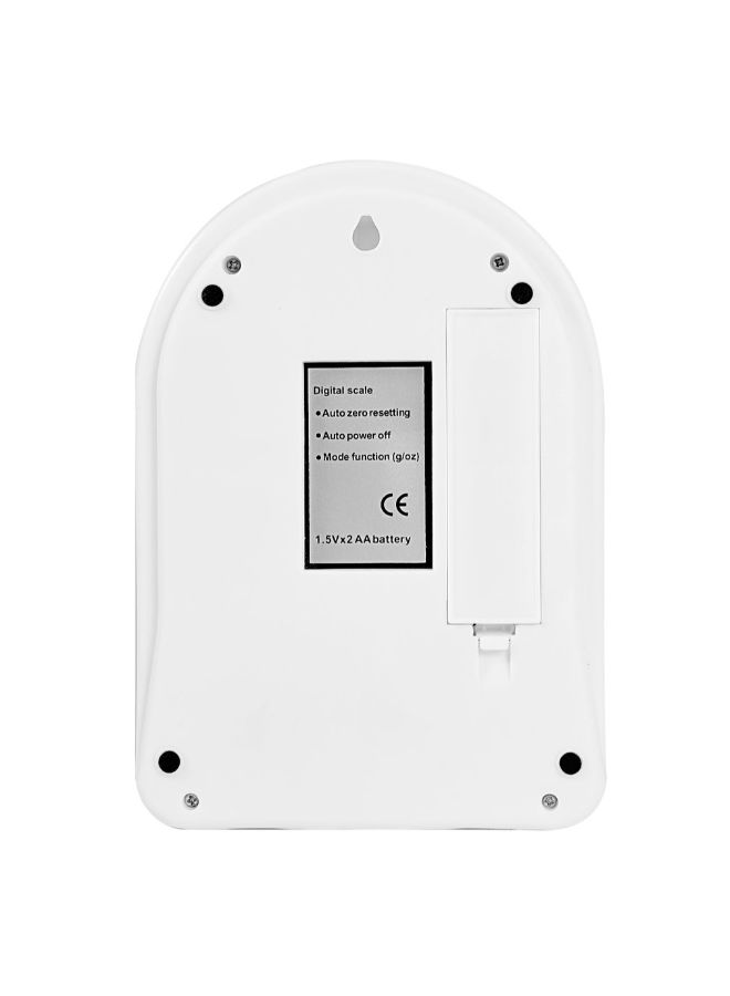 Generic - Digital Electronic Scale Balance Machine With LCD Display White 24centimeter - Image 1