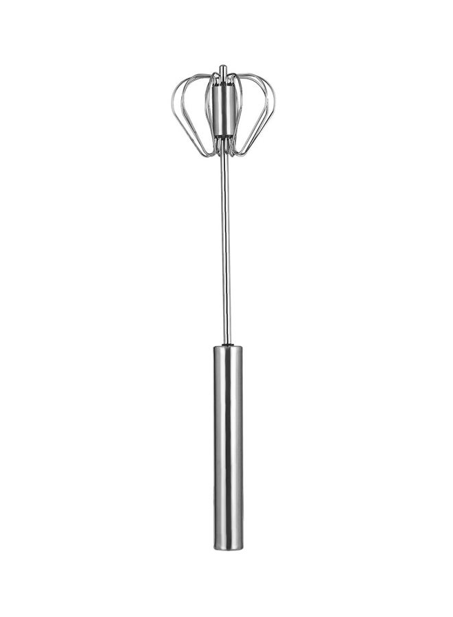 MANBO Semi-Automatic Egg Whisk Silver - Image 1