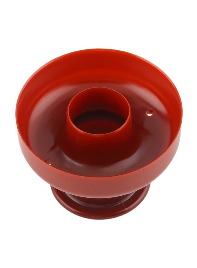 قالب من البلاستيك لقطع وصنع الدونات أحمر 8.5سم - Image 1