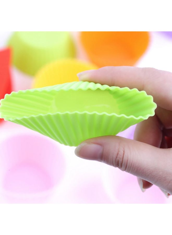 12-Piece Cupcake Liner Mould Multicolour 5cm  - Image 3