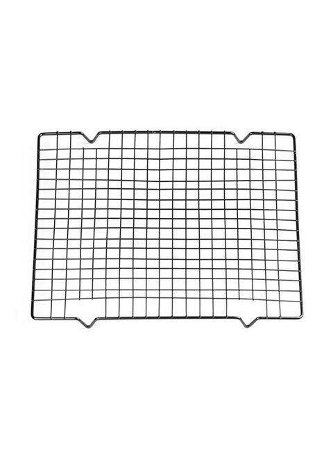 Nonstick Cooling Rack Mesh Grid Drying Stand Black 28cm