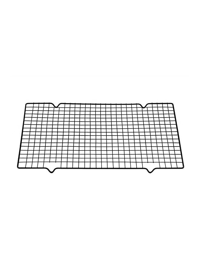 Nonstick Cooling Rack Mesh Grid Drying Stand Black 41cm