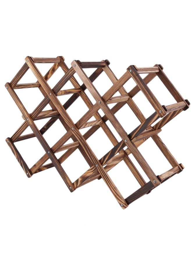 Beverage Bottle Holder Rack Brown 13centimeter  - Image 3