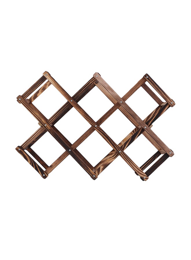 Beverage Bottle Holder Rack Brown 13centimeter  - Image 1