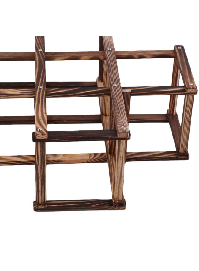 Beverage Bottle Holder Rack Brown 13centimeter  - Image 2
