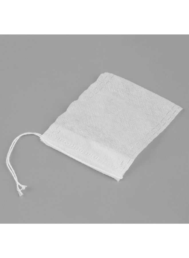 Generic - 100-Piece Empty Tea Bag With String White 5cm - Image 1