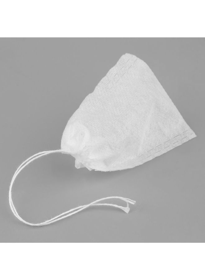 Generic - 100-Piece Empty Tea Bag With String White 5cm - Image 1