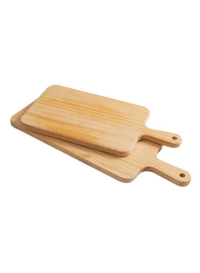 Wooden Chopping Blocks With Handle Brown 32x13x1.6xcm