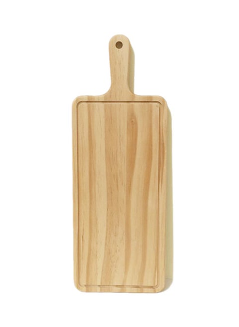 Wooden Chopping Blocks With Handle Brown 32x13x1.6xcm