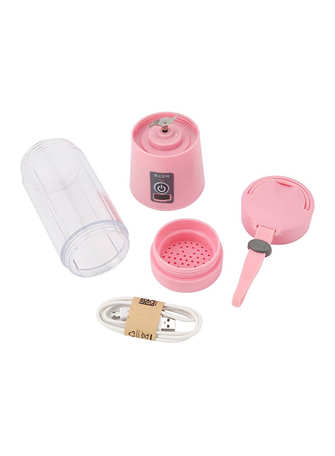 عصارة محمولة تعمل ببطارية قابلة للشحن وردي 2.5سم