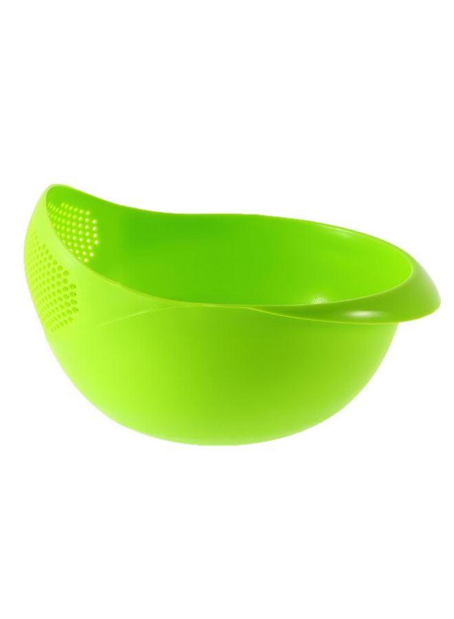 Generic Practical Rice Wash Colander Strainer Green  - Image 2