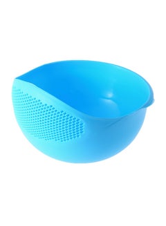 Practical Rice Wash Colander Strainer Blue