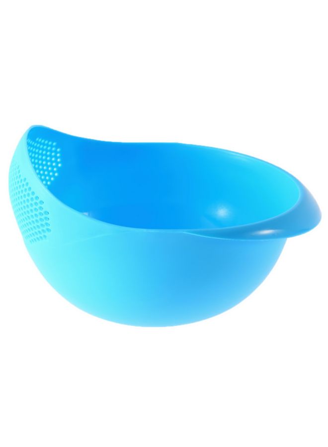 Generic - Practical Rice Wash Colander Strainer Blue - Image 1
