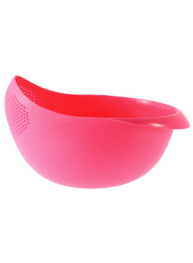 Generic Practical Rice Wash Colander Strainer Pink  - Image 2