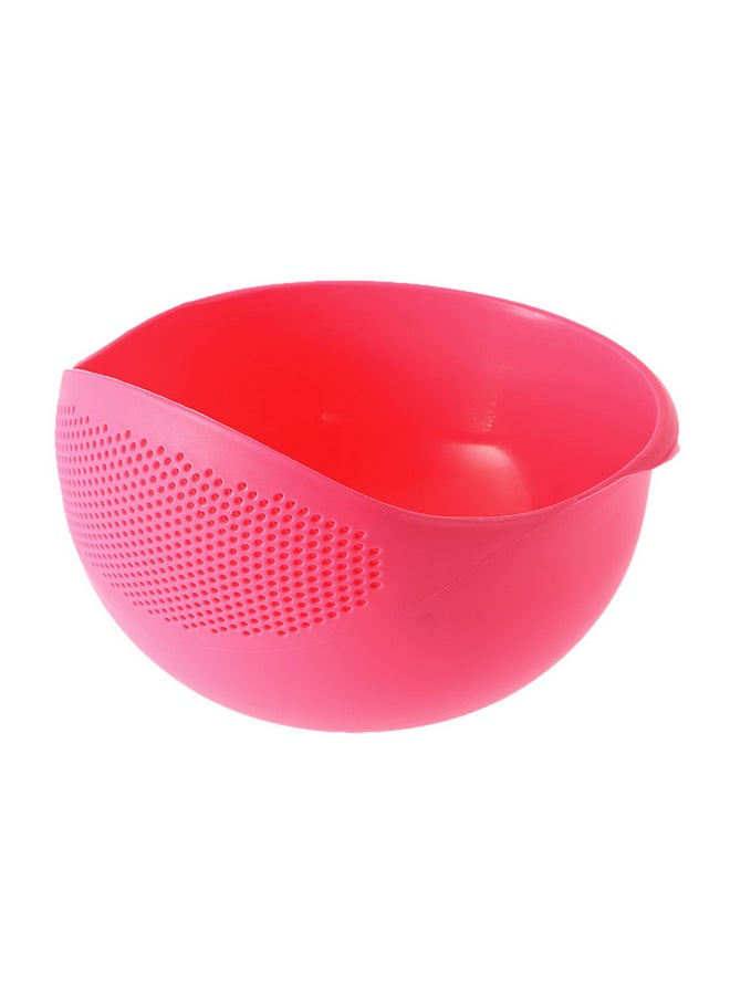 Generic Practical Rice Wash Colander Strainer Pink  - Image 1