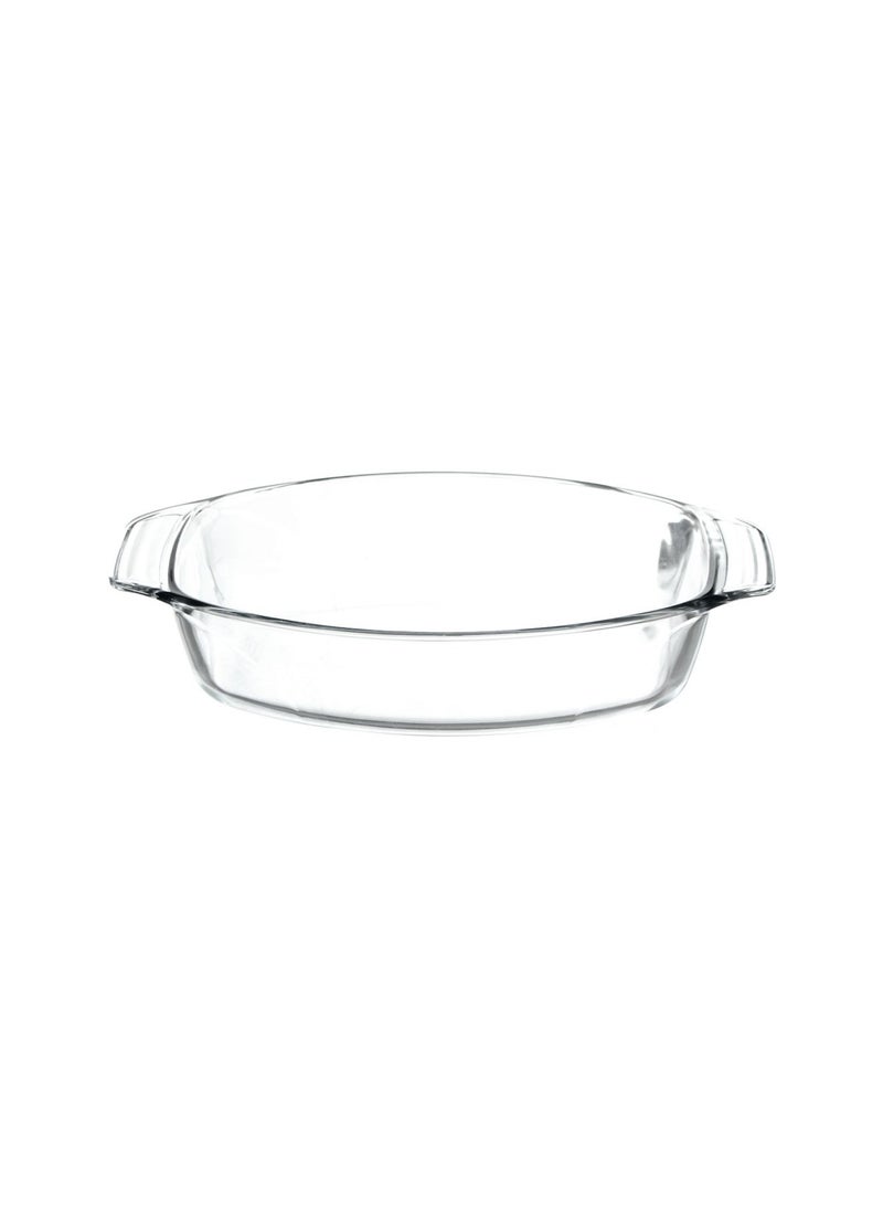 PYREX Glass Oval Oven Dish Clear 35x24cm