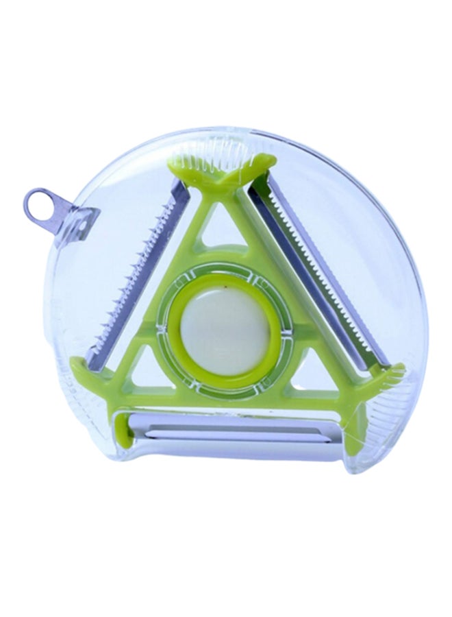 3 In 1 Multifunctional Vegetable Peeler And Grater Green/Clear - v1561450156/N26757084A_1