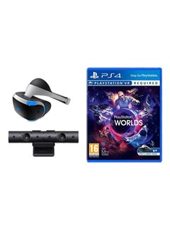 VR Worlds With PlayStation VR Headset With Camera (Intl Version) - PlayStation 4 (PS4)
