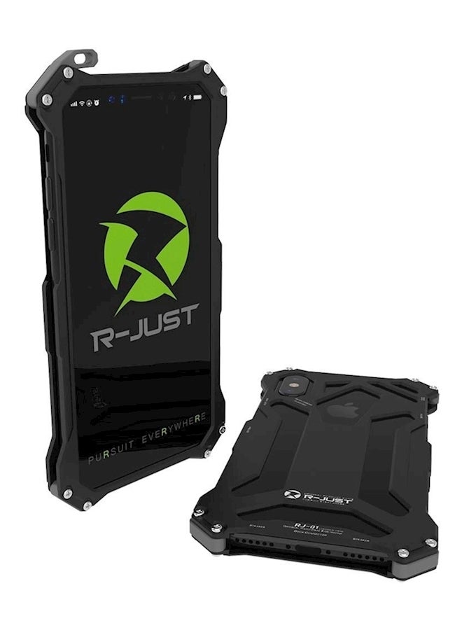 R-JUST Protective Case Cover For Apple iPhone X/XS Black - Image 3