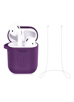 Generic Protective Carrying Case For Apple AirPods Purple  - Image 2
