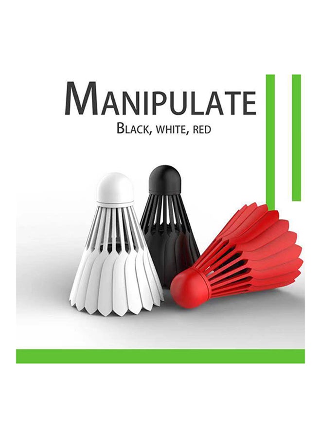 Badminton Shape Stereo Bass Bluetooth Speaker V5950 Black - Image 2