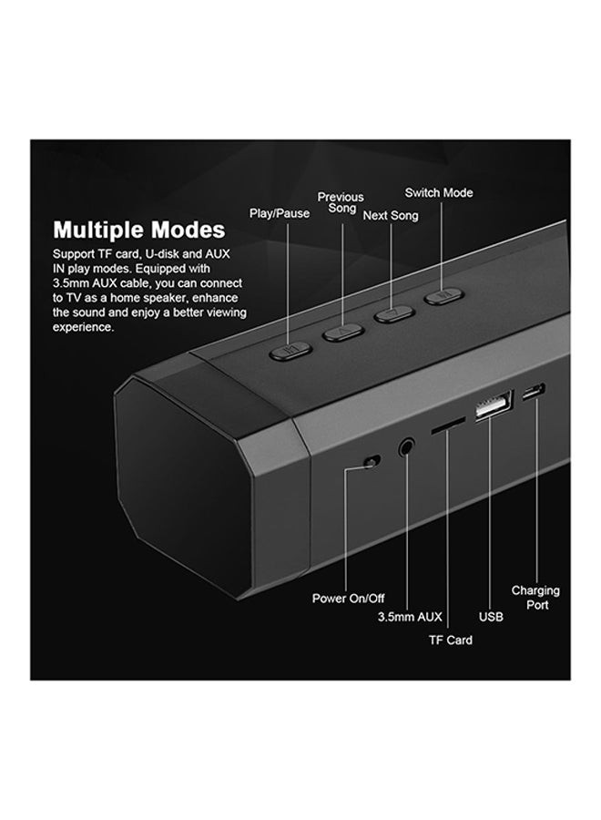 Wireless Bluetooth Speaker V5724 Black - Image 4