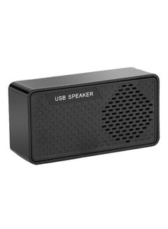 Generic Computer USB Speaker Black  - Image 1