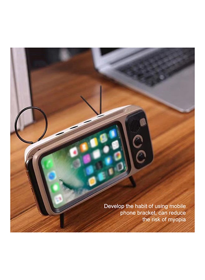 Retro Mini Portable Wireless Bluetooth Speaker V5694 Multicolour  - Image 3