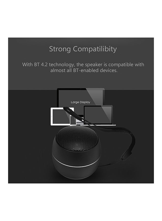 Mini Portable Bluetooth Speaker V5715 Black - Image 3