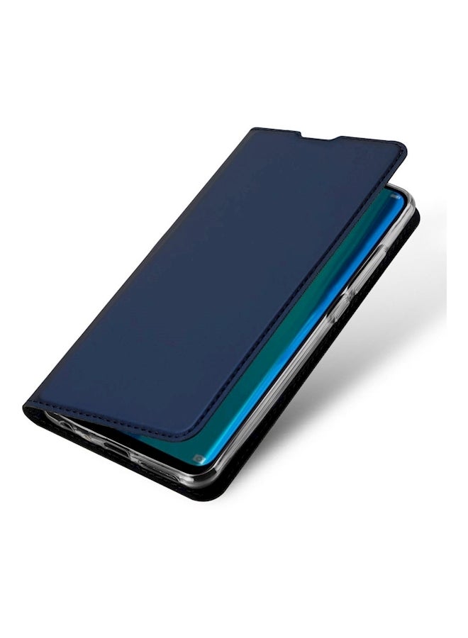 دوكس دوتشيز غطاء حماية قلاب مغناطيسي من الجلد لهاتف هواوي Y9 (2019) أزرق - Image 4