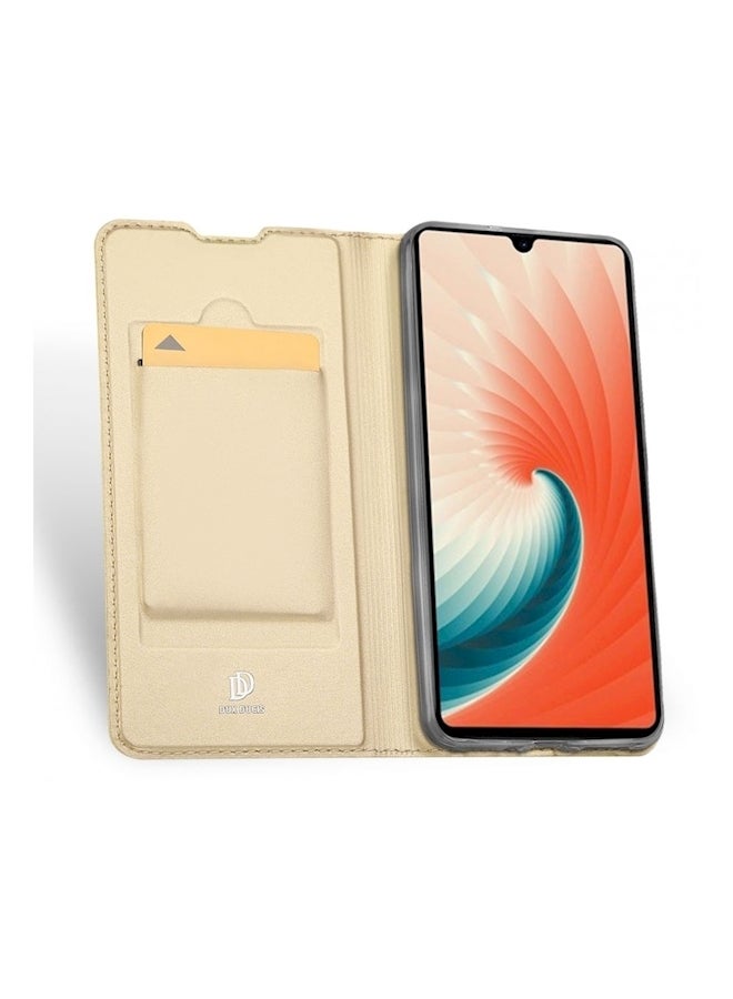 Protective Wallet Card Case Cover For Huawei Mate 20 Gold  - Image 3