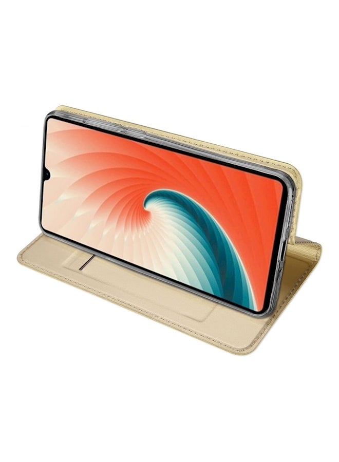 Protective Wallet Card Case Cover For Huawei Mate 20 Gold  - Image 5