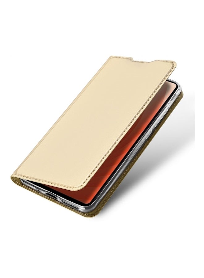 Protective Wallet Card Case Cover For Huawei Mate 20 Gold  - Image 4