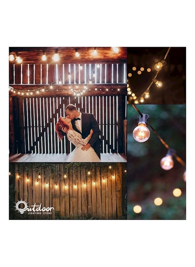 حبل إضاءة بمصابيح LED من 25 قطعة أبيض - Image 5