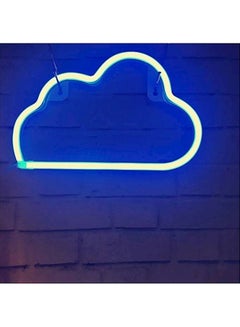 Cloud Sign Wall Hanging Led Blue