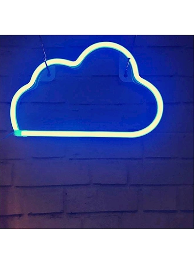 Generic Cloud Sign Wall Hanging Led Blue  - Image 1
