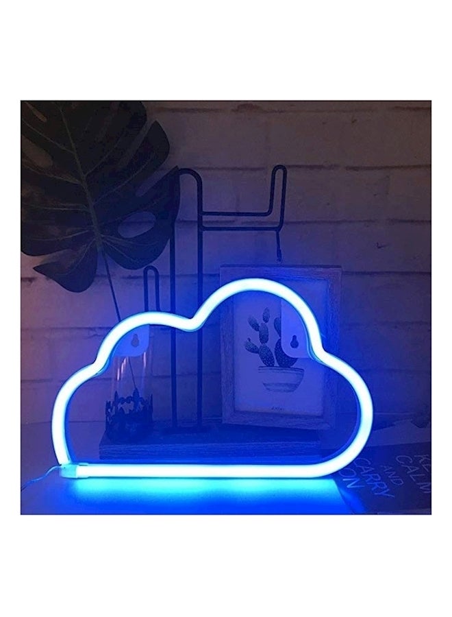 Generic Cloud Sign Wall Hanging Led Blue  - Image 3