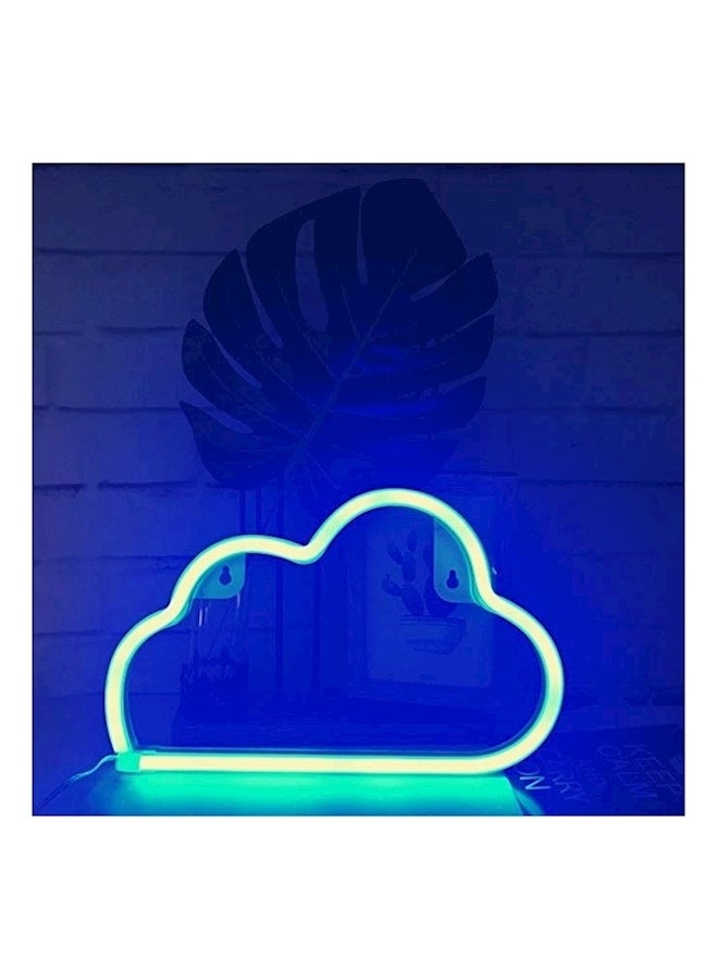 Generic Cloud Sign Wall Hanging Led Blue  - Image 5
