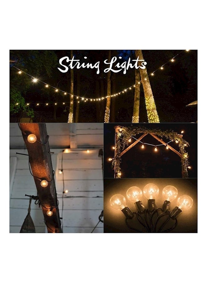 حبل إضاءة بمصابيح LED من 25 قطعة أبيض - Image 4