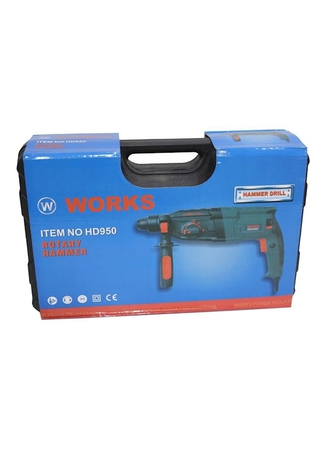 WORKS Electric Rotary Hammers Black/Blue - Image 5