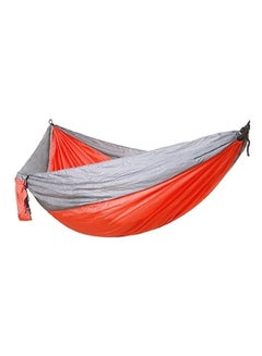 Generic Camping Double Hammock Orange/Grey  - Image 2