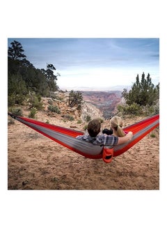 Generic Camping Double Hammock Orange/Grey  - Image 4