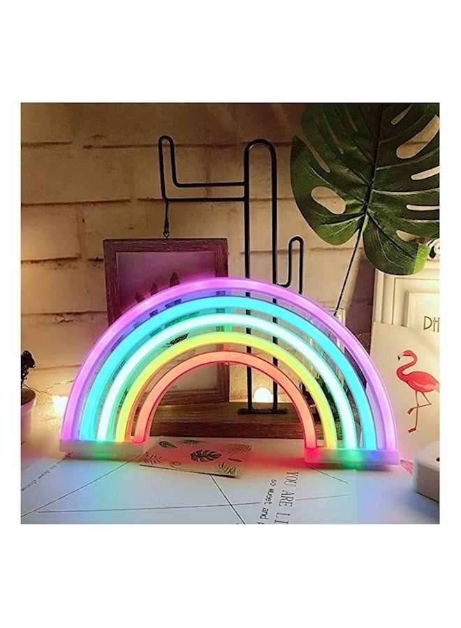 Led Rainbow Neon Sign Light Multicolour 30x16.5cm  - Image 4
